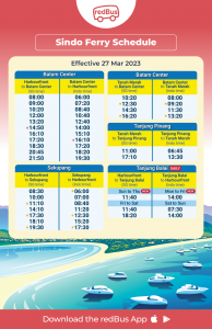 Sindo ferry schedule 